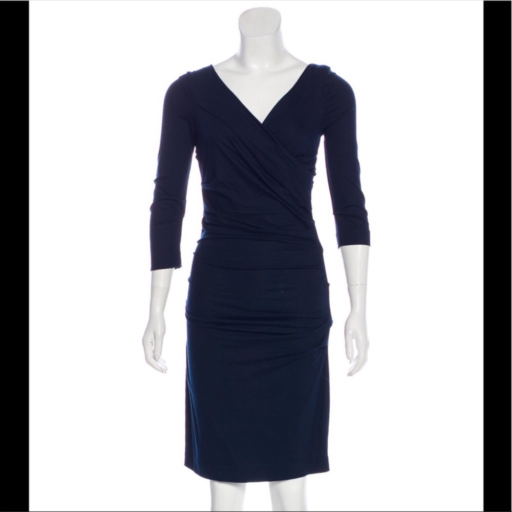 DVF “Bentley” Dress in navy